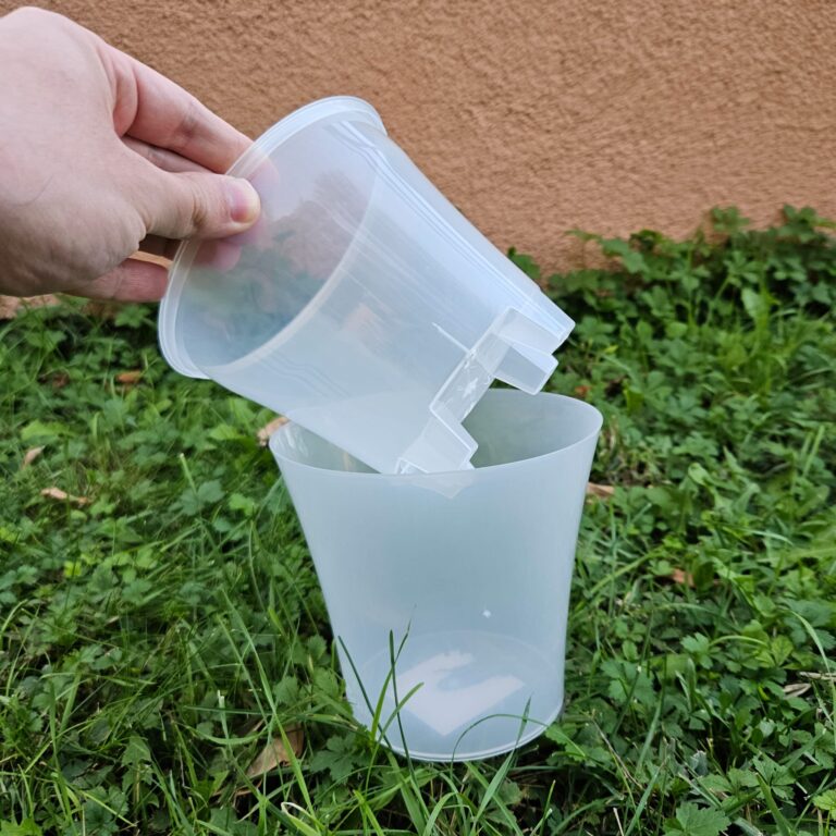 0,6 Litre İçli Dışlı - Plastik Saksı (İthal)